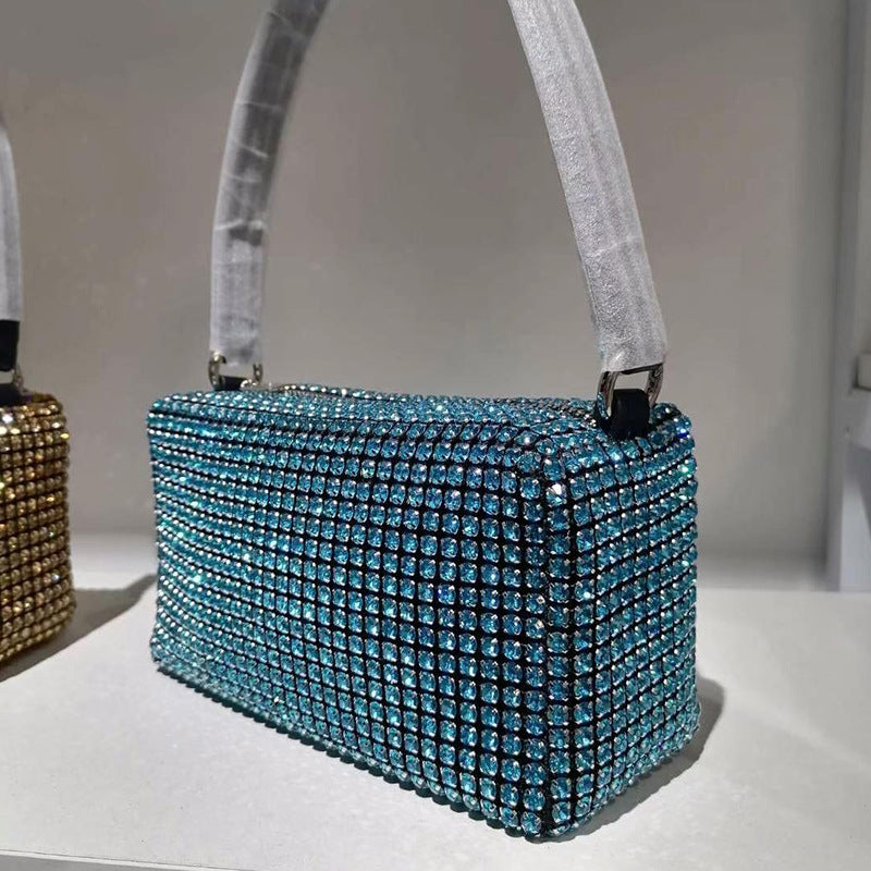 Women's Hand Carrying Full Diamond Rhinestone Portable Bags