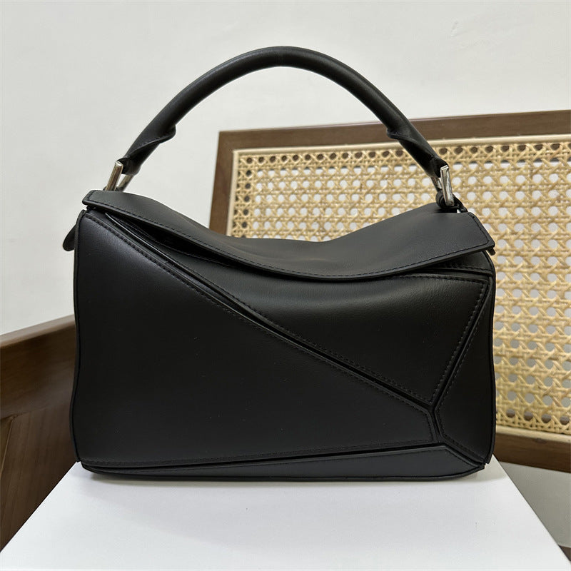 Women's Trendy Geometric Rhombus Contrast Color Advanced Crossbody Bags