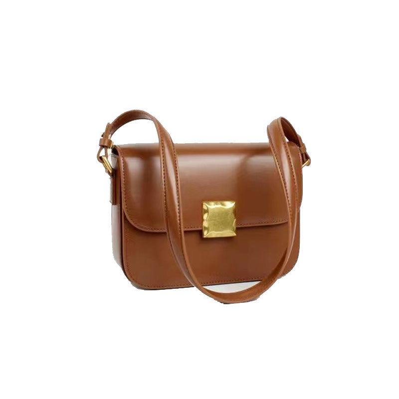Women's High-grade Niche Genuine Leather Fashion Underarm Shoulder Bags