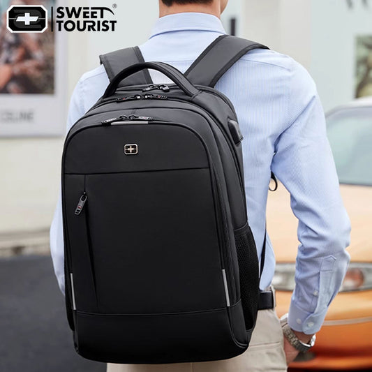 Women's & Men's & Oxford Cloth Business Leisure Commute Backpacks