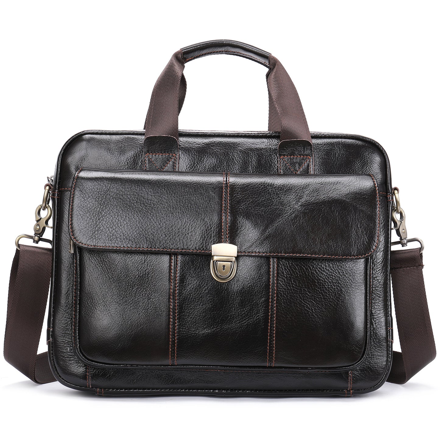 Men's Retro Leather Large Capacity Business Computer Men's Briefcases