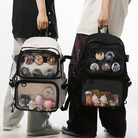 Cartoon Two-dimensional Detachable Primary Grade To Backpacks