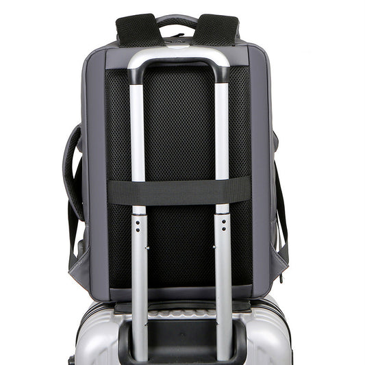 Men's Portable Waterproof Nylon Multifunctional Business Computer Backpacks
