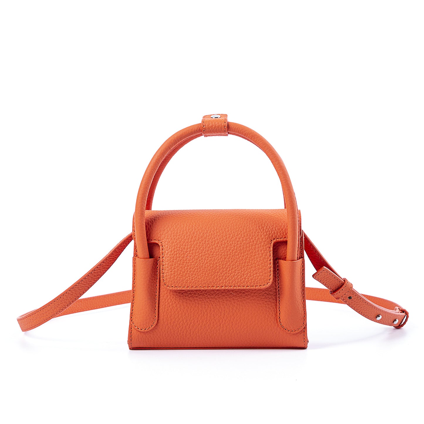 Niche Designer Car Lychee Pattern Cowhide Crossbody Bags