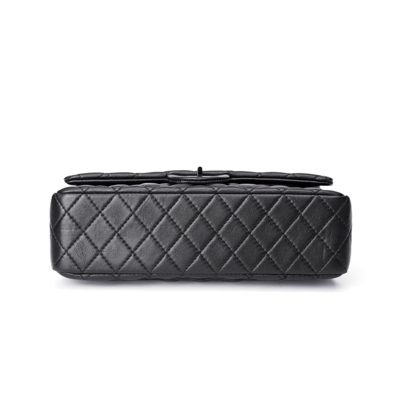Classic Fashion Sheepskin Rhombus Chain Genuine Crossbody Bags
