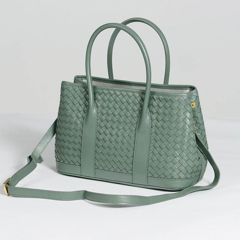 Women's Italian Imported Lambskin Genuine Leather Portable Handbags