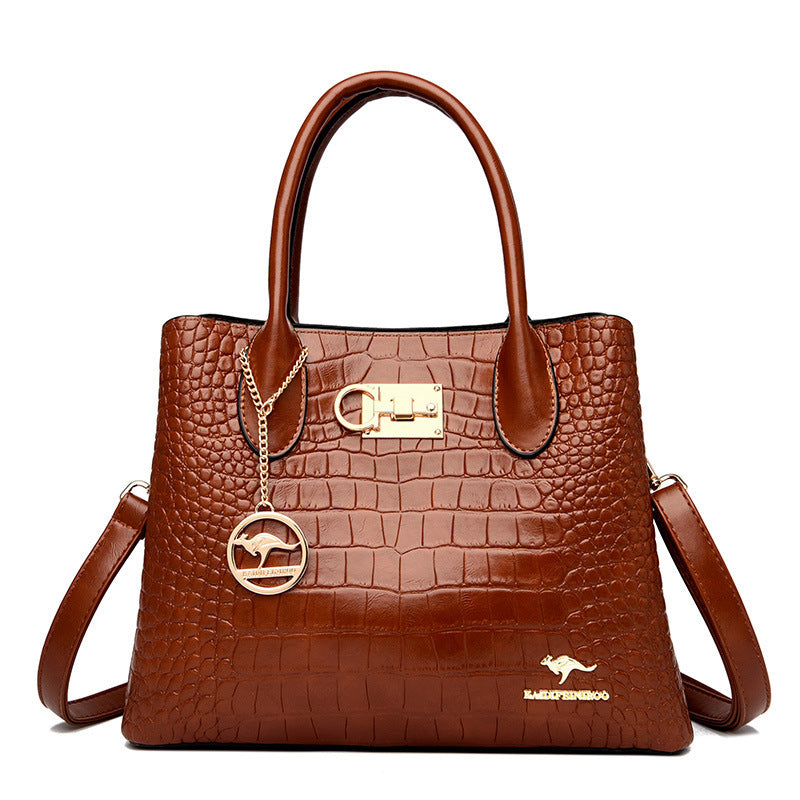 Women's Glamorous Graceful Beautiful Crocodile Pattern Handbags
