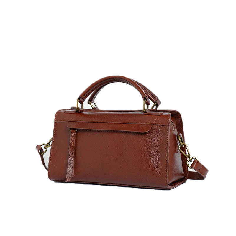 Women's Fashion High Sense Leather Simple Shoulder Bags