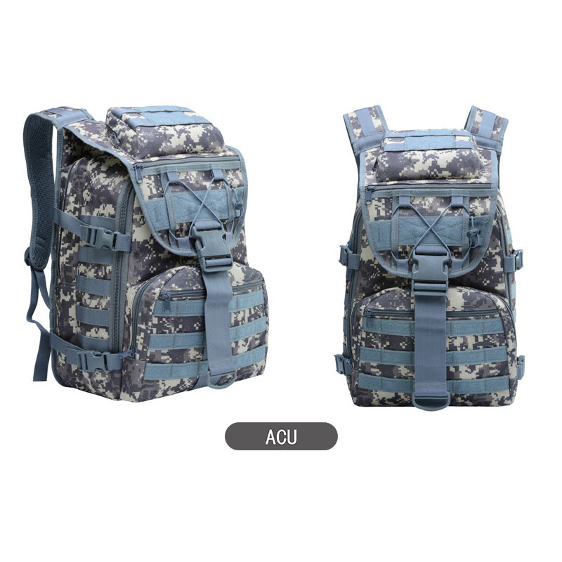 Men's Army Fan Swordfish Hiking Business Commute Backpacks