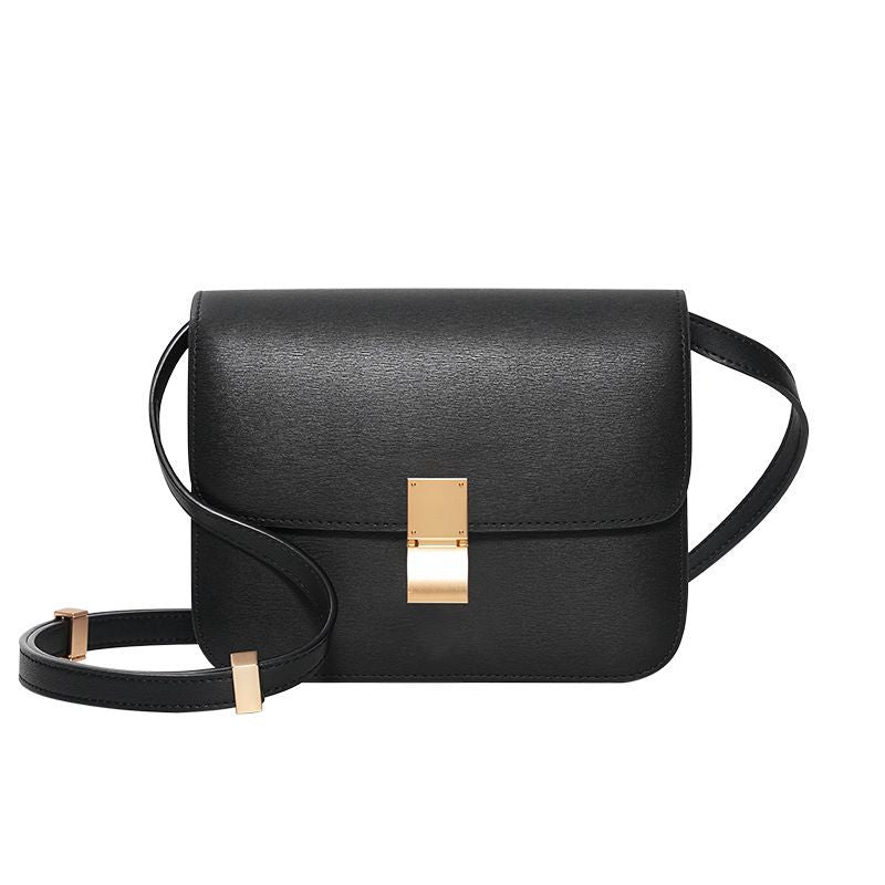 Women's Genuine Leather High Sense One Small Square Bags