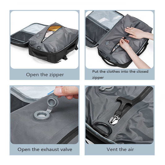 Women's & Men's & Vacuum Compression Portable Backpacks