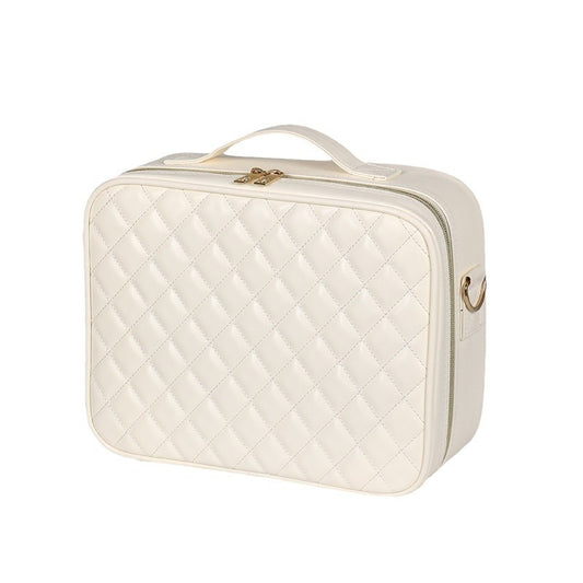 Capacity Black White Pink Inch High Cosmetic Bags