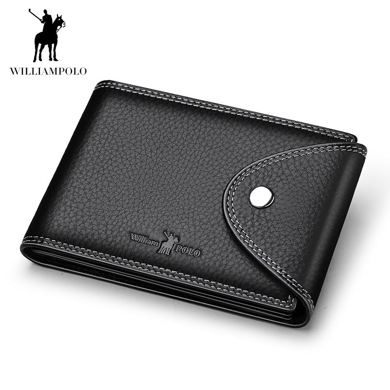 Men's Emperor Paul First Layer Cowhide License Card Holder