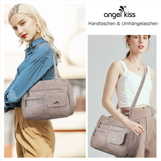 Women's Elegant Retro Large Capacity Portable Handbags
