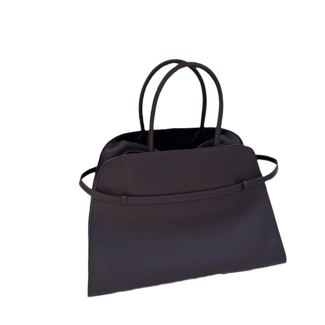 Women's Cowhide Large Capacity Niche Commuter Shoulder Bags