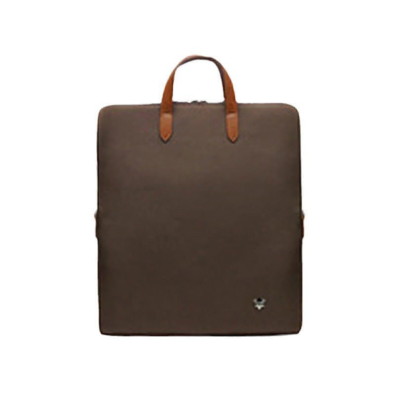 Men's Preppy Style Business Pure Color Men's Handbags