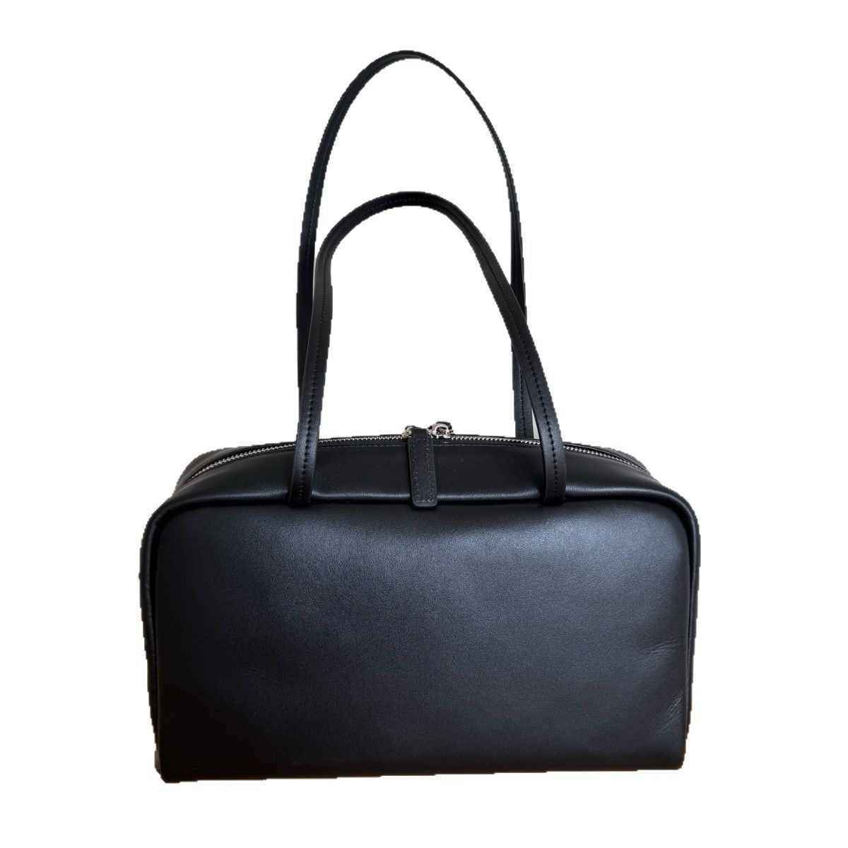 Women's First Layer Cowhide Bowling Large Capacity Tote Bags