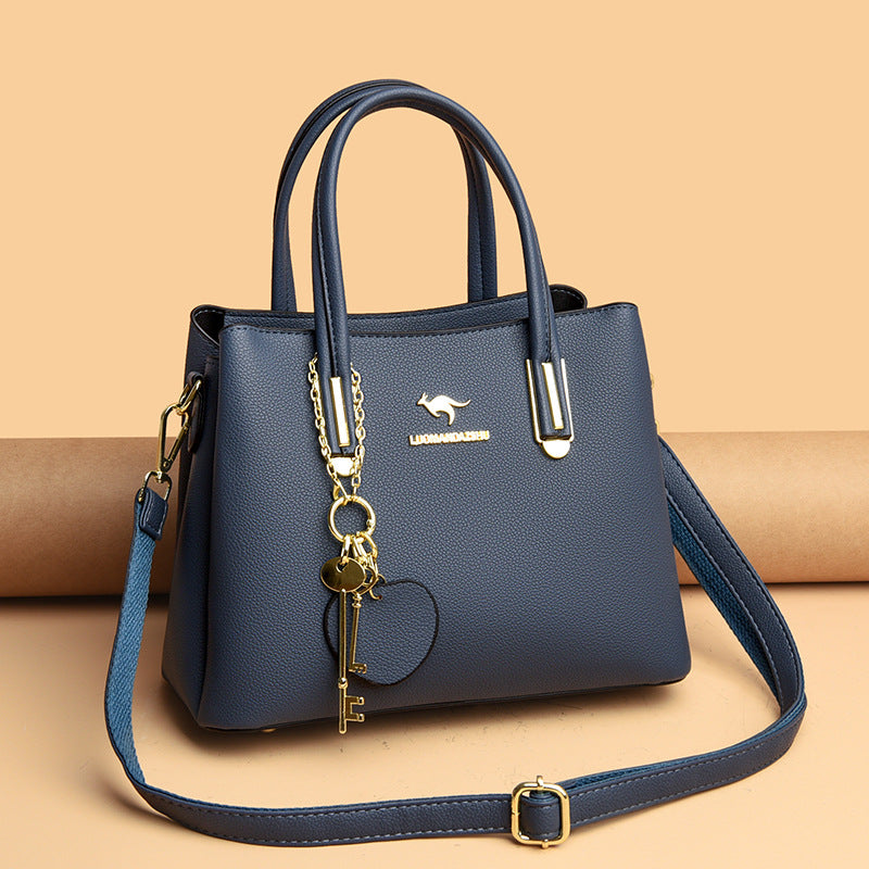 Women's Capacity Versatile Lychee Pattern Elegant Kangaroo Tote Bags