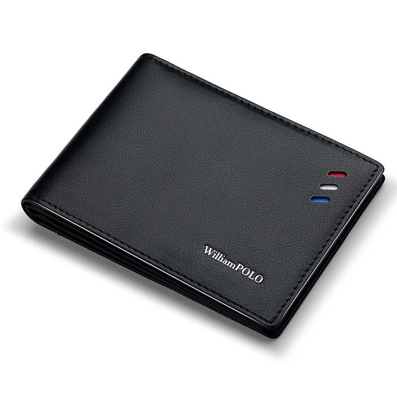 Men's Emperor Paul Business Personalized Bank Leather Card Holder