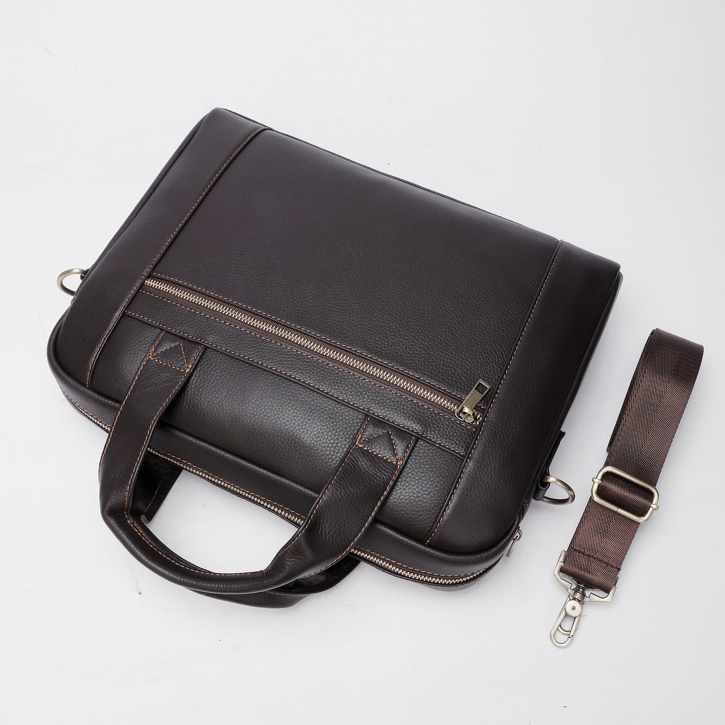 Men's Trendy Leather For First Layer Cowhide Bags