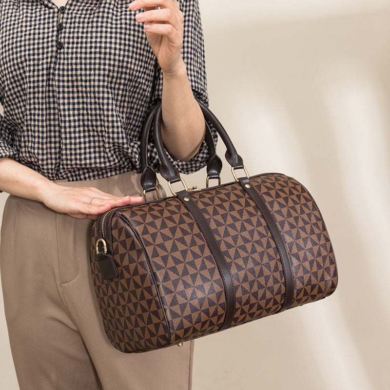 Women's Short-distance Portable Large Capacity Business Printing Handbags