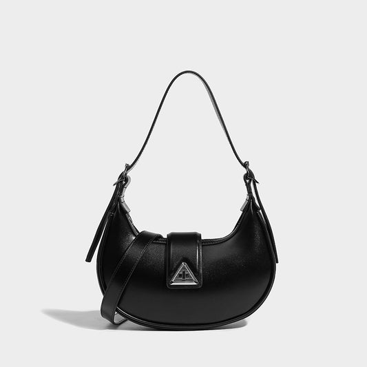 Women's Genuine Leather Selenodont Baguette Underarm Summer Shoulder Bags