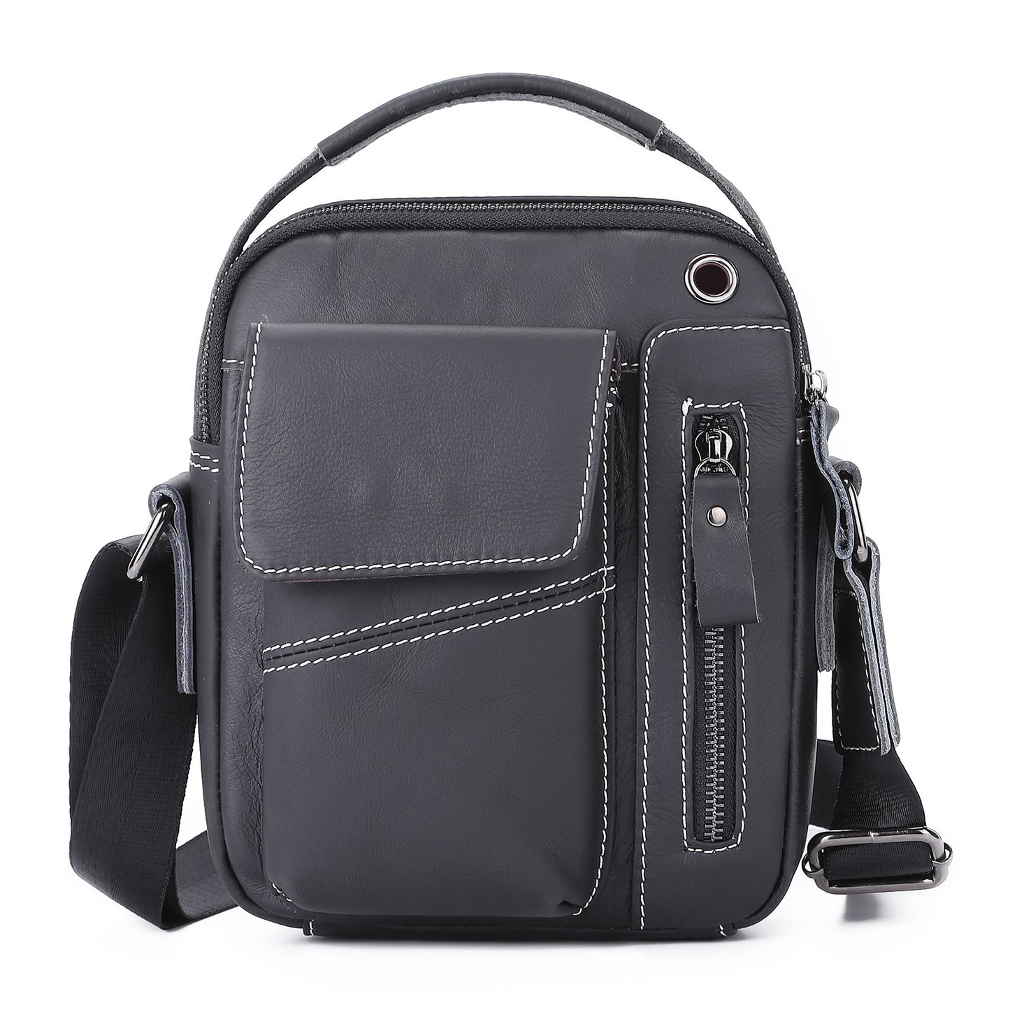 Men's Leather First Layer Cowhide Fashion Cattle Men's Messenger Bags