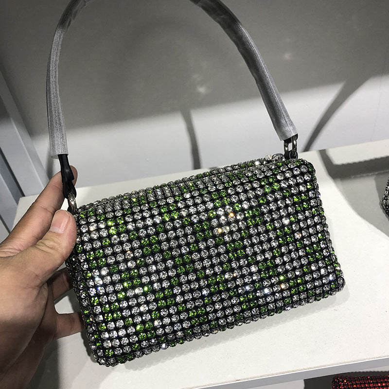 Women's Hand Carrying Full Diamond Rhinestone Portable Bags