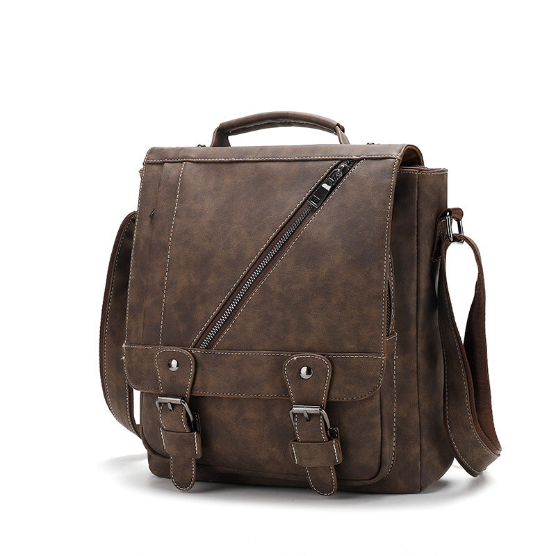 Men's Elegant Vintage Commuter Large Capacity Men's Shoulder Bags