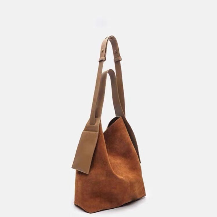 Women's Large Suede Series Lazy Commuter Shoulder Bags