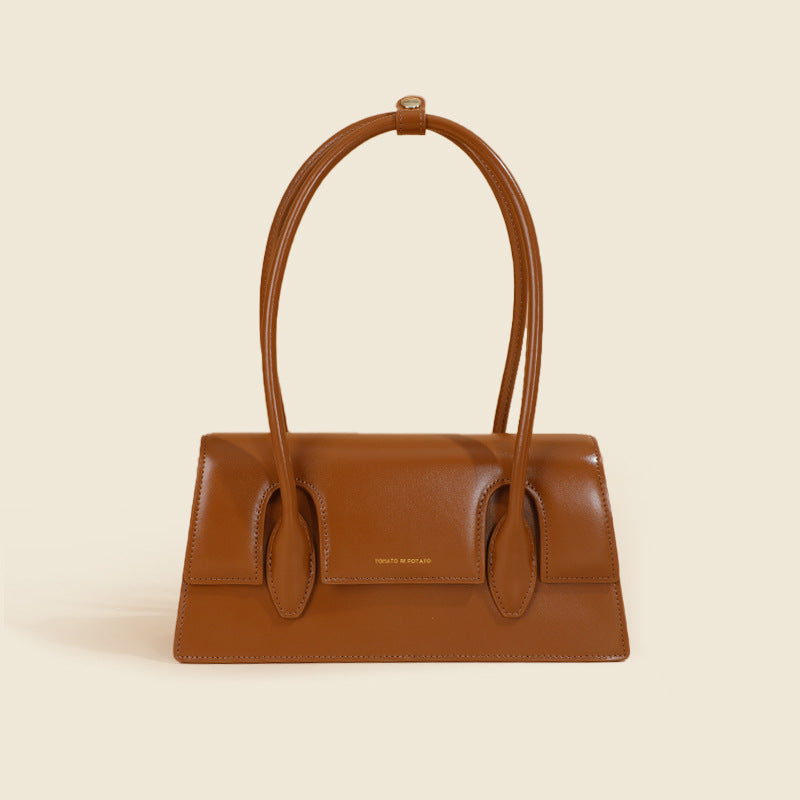 Women's Underarm High-grade Niche Cowhide Commuter Genuine Bags