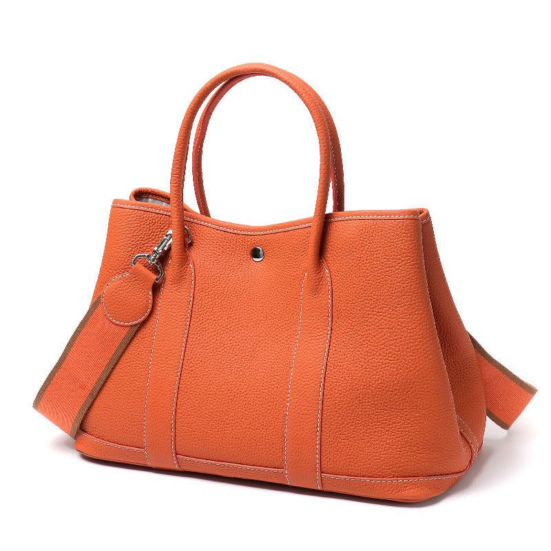 Women's First Layer Cowhide Simplicity Genuine Leather Handbags
