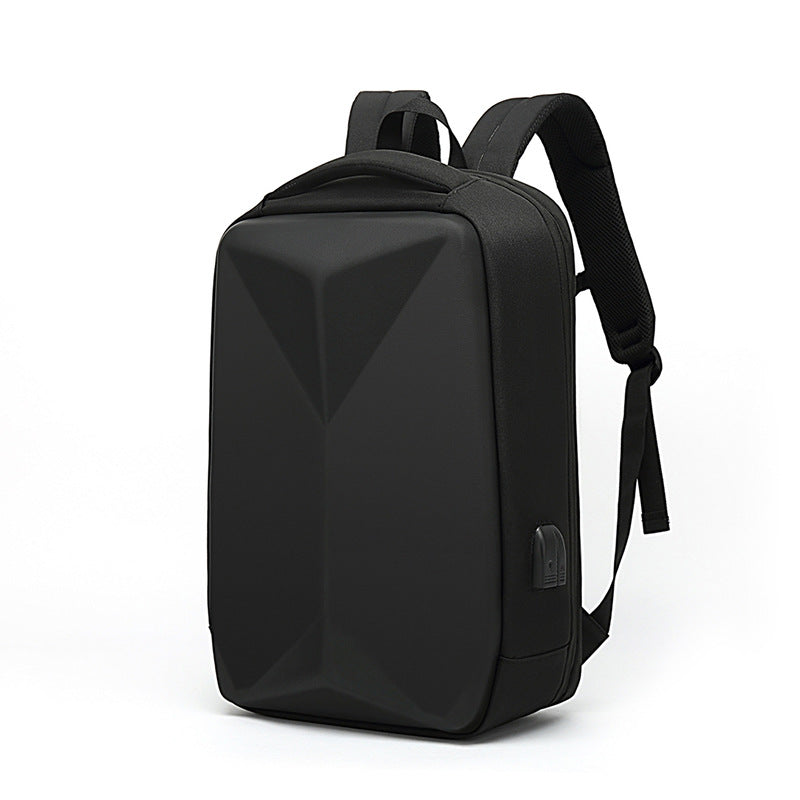 Men's Neutral Stylish Hard Large Capacity Waterproof Backpacks