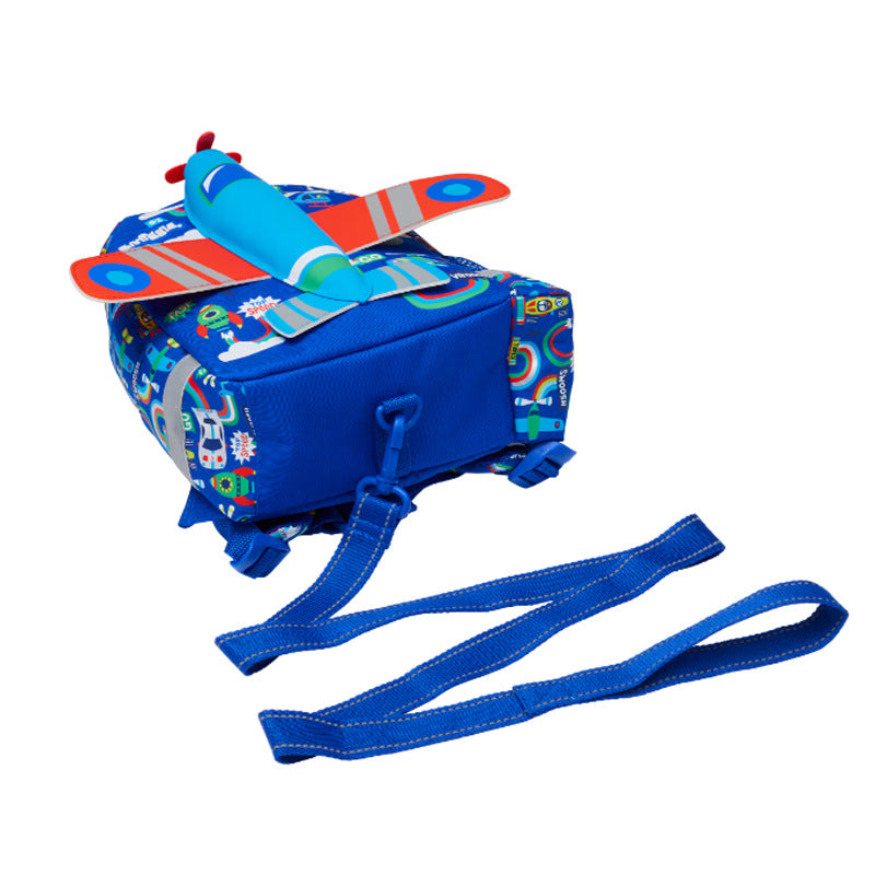 Medium Size Hat Cartoon Dinosaur Shape Elementary School Students' Schoolbags