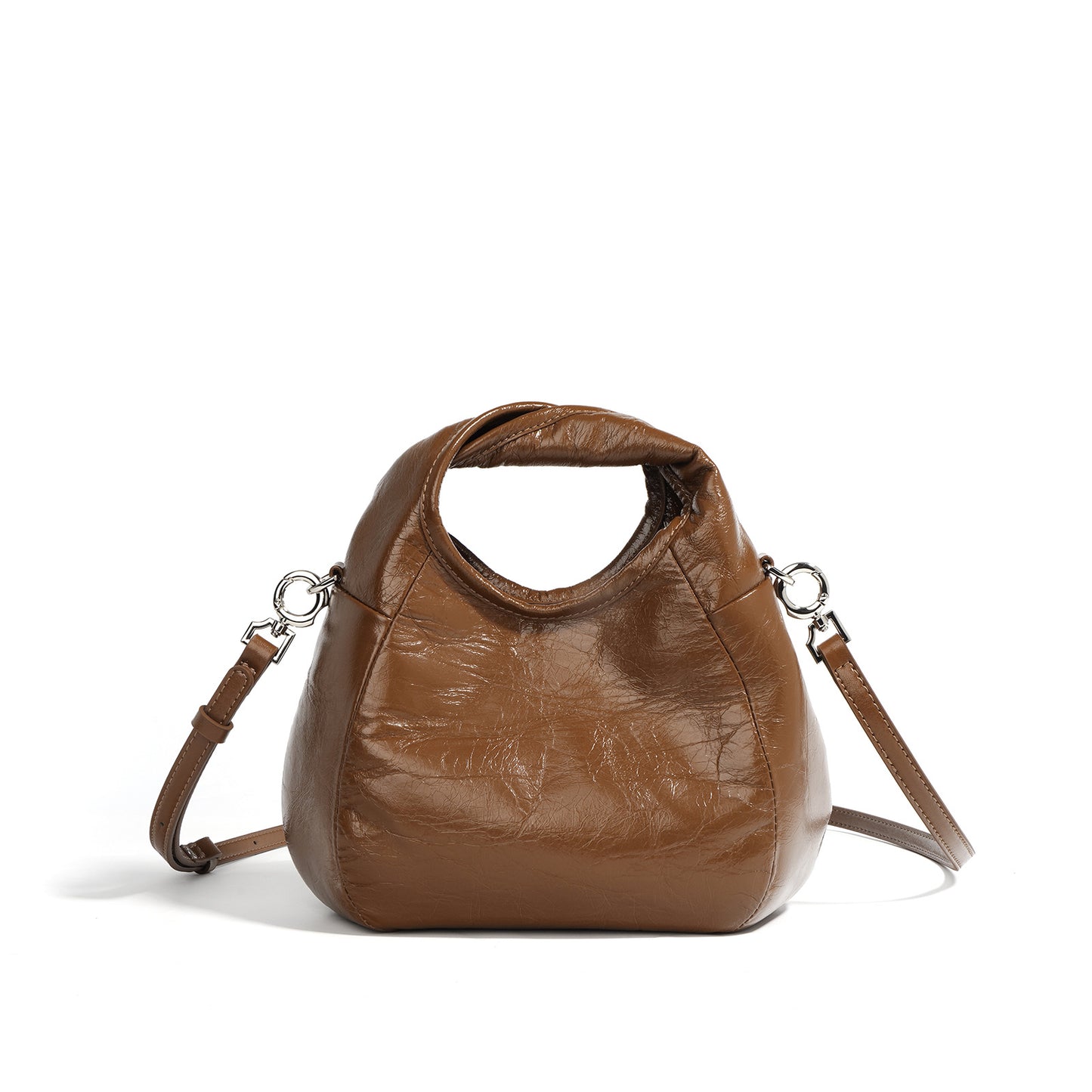 Women's First Layer Cowhide Large Capacity Versatile Shoulder Bags