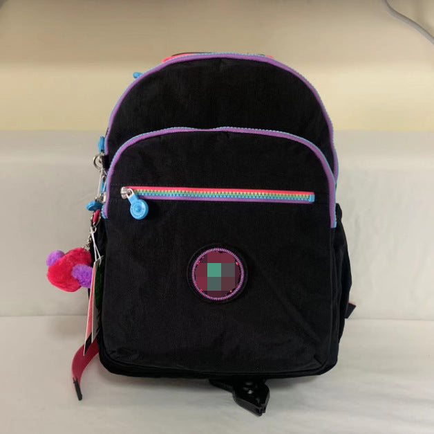Summer Nylon Monkey Medium Side Commuter Backpacks