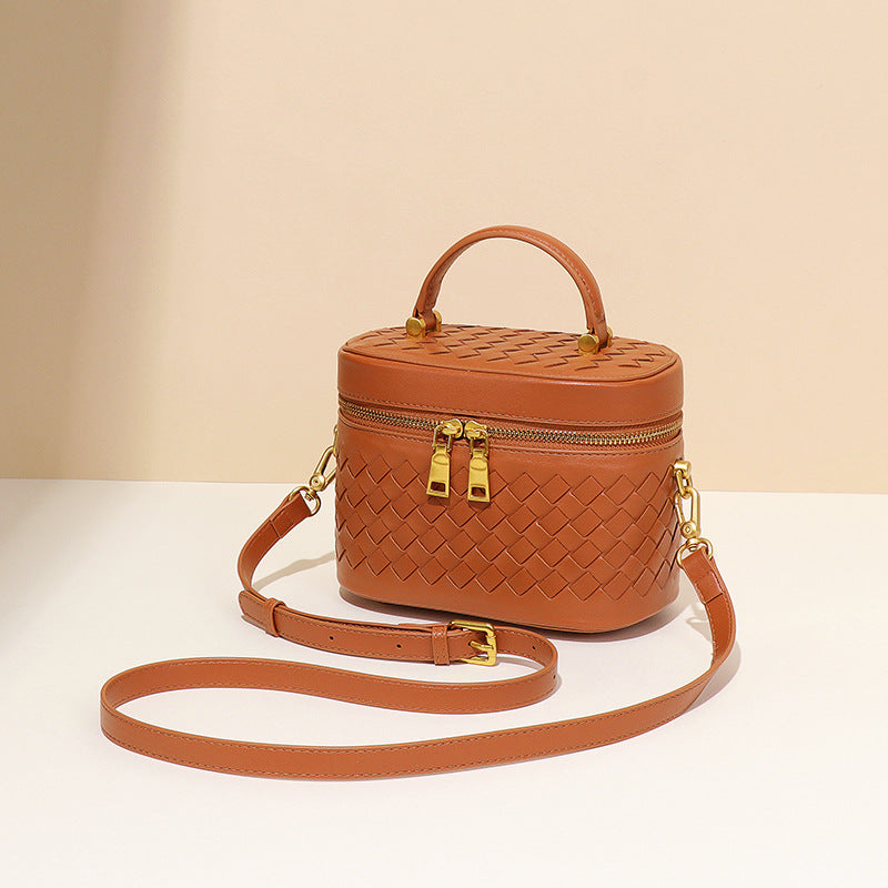 Popular Temperament Wild Woven Fashion Simple Small Square Bags