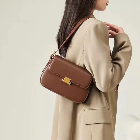 Women's Light Luxury Style Popular Tofu Underarm Crossbody Bags