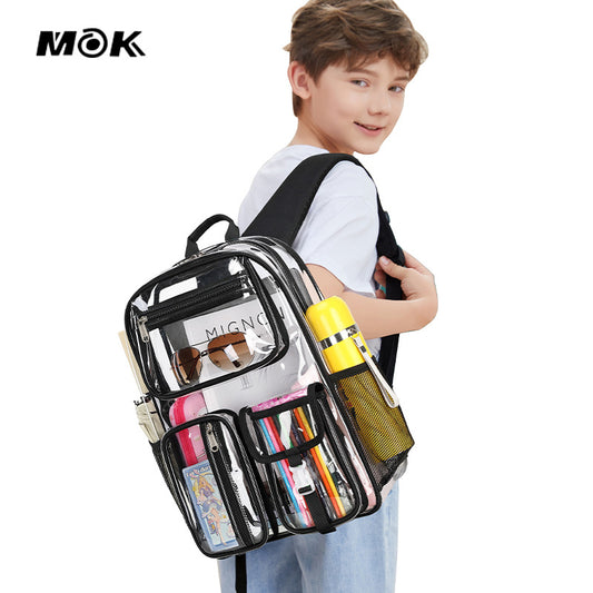 Unique Popular Transparent Jelly Large Capacity Backpacks