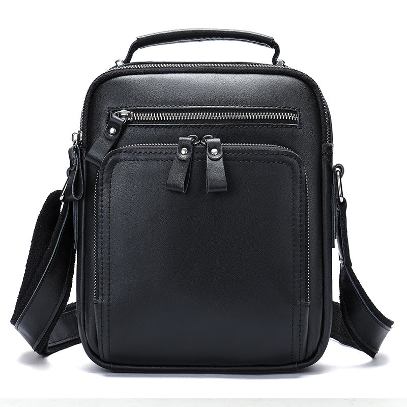Genuine Leather Retro Crazy Horse Multifunctional Men's Shoulder Bags