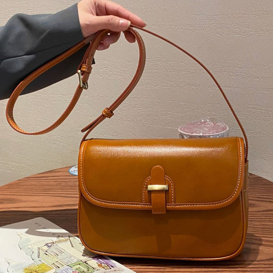 Women's Leather Cowhide One Lady's Fashion Practical Shoulder Bags