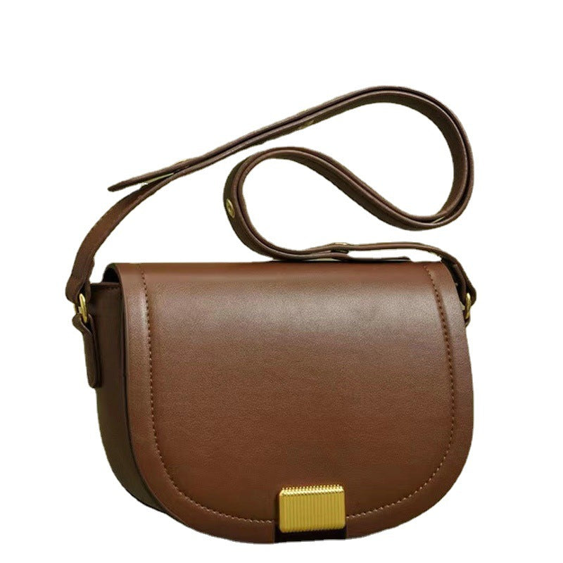 Women's Advanced Texture Trendy Leather Packet Fashionable Shoulder Bags