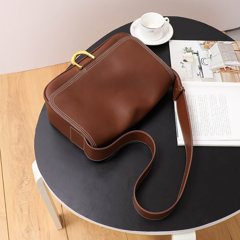 Women's Luxury Large Capacity Versatile Underarm Genuine Shoulder Bags