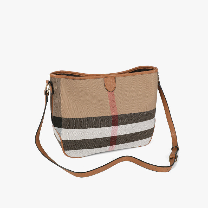 Women's Underarm Large Capacity Shopping Lightweight Lychee Pattern Shoulder Bags