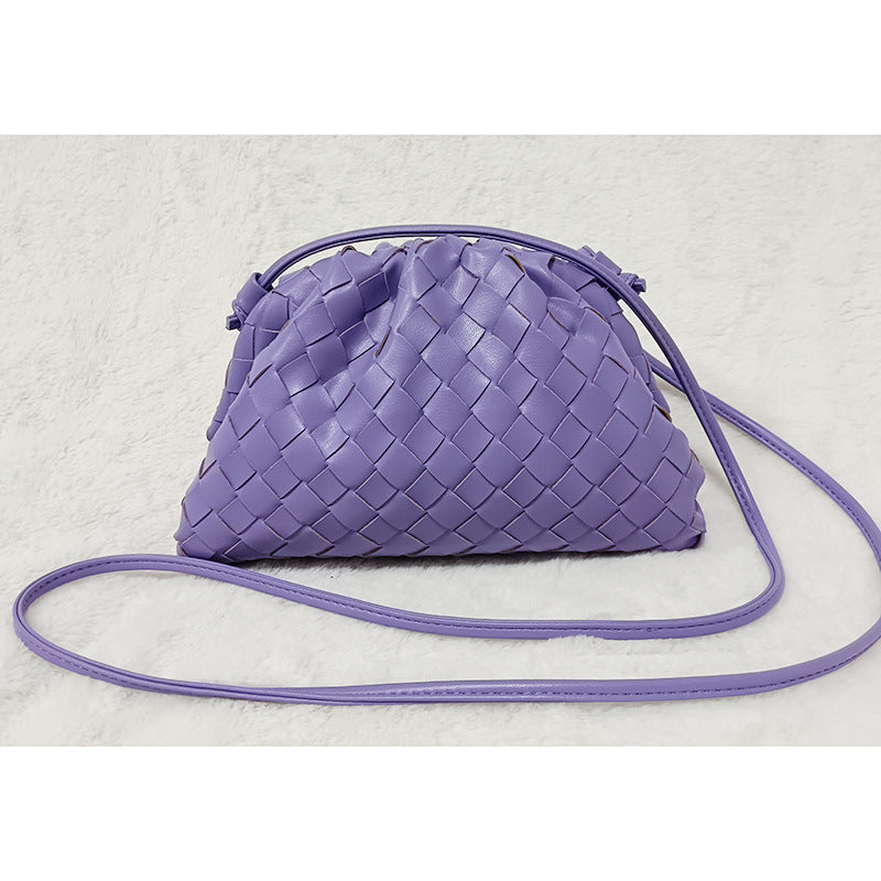 Women's Woven Cloud Dumpling Popular Fashion Clutch Shoulder Bags