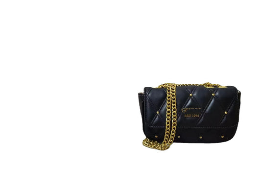 Women's Solid Color Simple Rhombus Cover Rivet Shoulder Bags