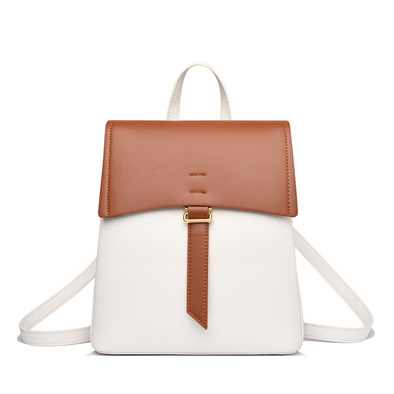 Women's Trendy Sewing Line Popular Cow Nose Backpacks