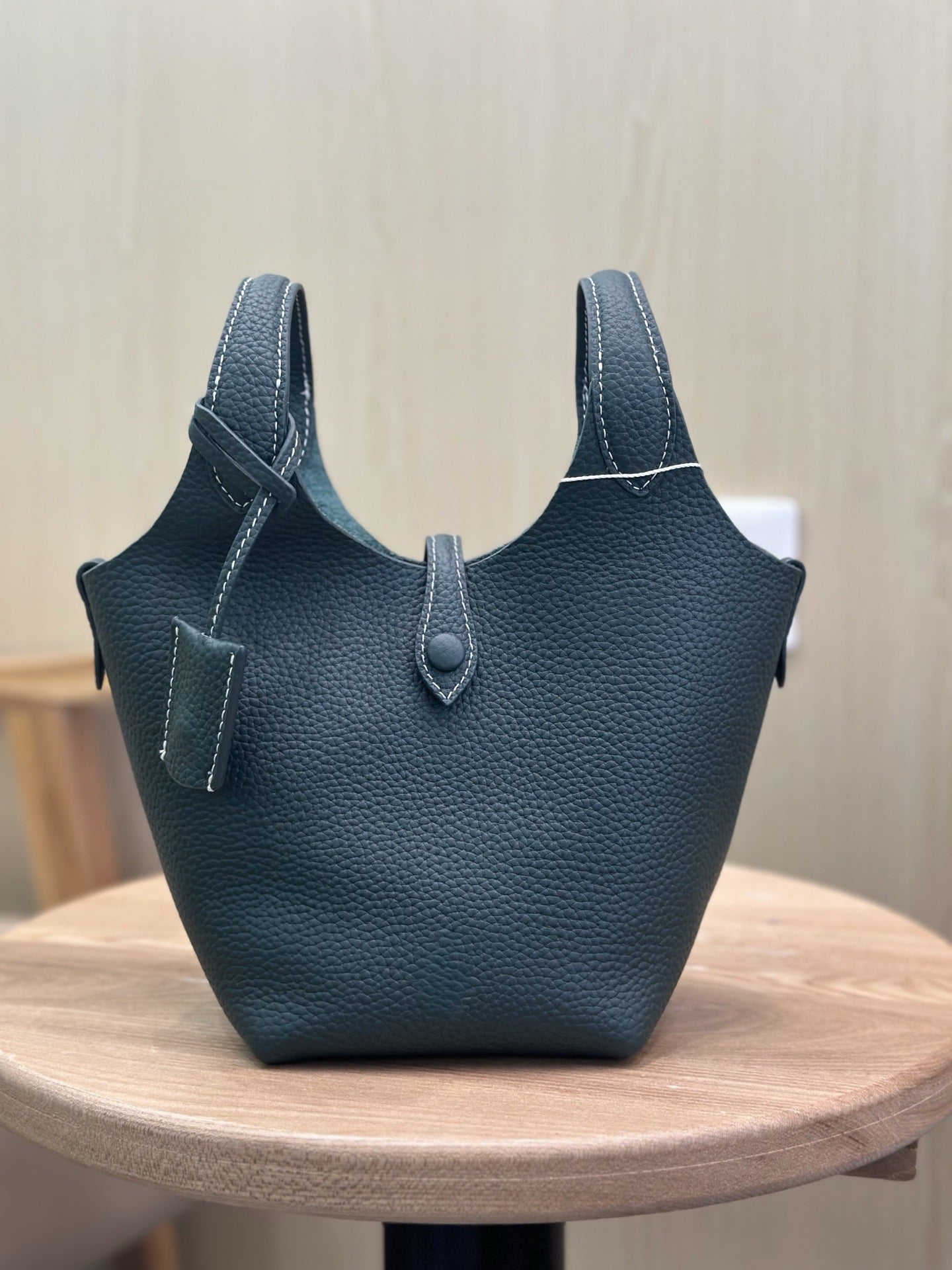 Women's Money Style Large Capacity First Layer Bucket Bags