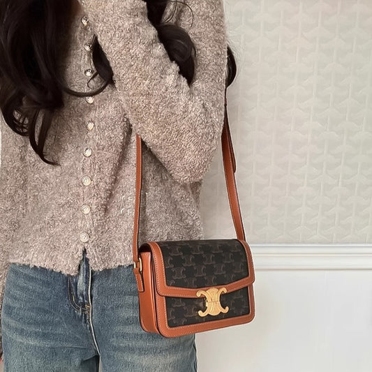 Women's Durable High-grade Arc Niche Retro Small Square Bags
