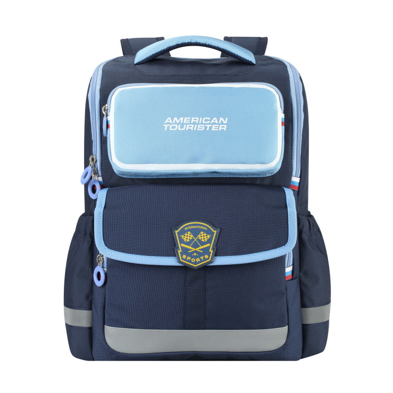 American Boys Grade Burden Reduction Spine Protection Ultra Light Elementary School Students' Schoolbags